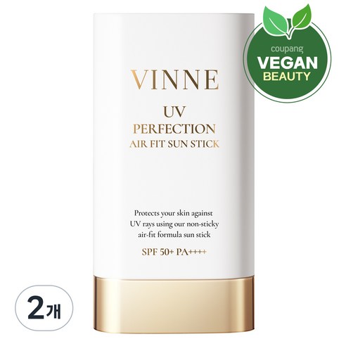 빈느 UV 퍼펙션 에어핏 선스틱 SPF50+ PA++++, 2개, 19.5g