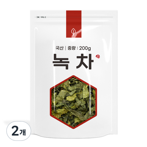 자연초 녹차, 200g, 1개입, 2개