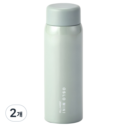 오슬로 미니 텀블러, 그린, 200ml, 2개