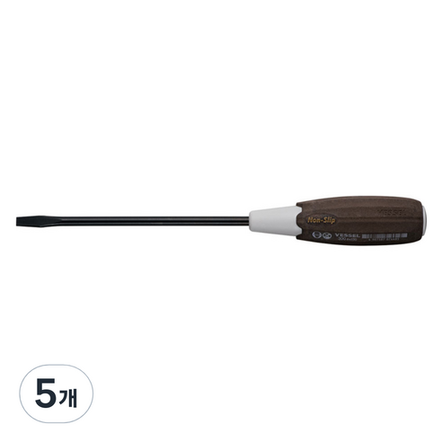 베셀 논슬립 드라이버 300 일자 6 x 150 mm, 5개