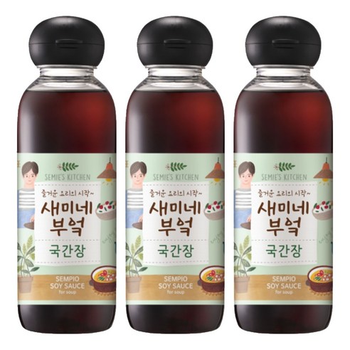 새미네부엌 국간장, 450ml, 3개