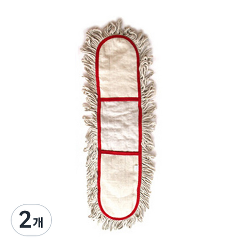 월드크린 리스킹 백색 다용도 걸레 90cm, 2개