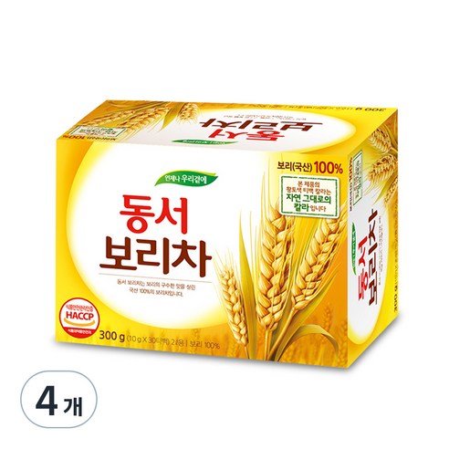 동서 보리차, 10g, 30개입, 4개