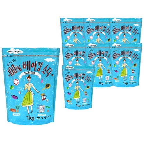 엄마의선택 베이킹소다, 1kg, 8개