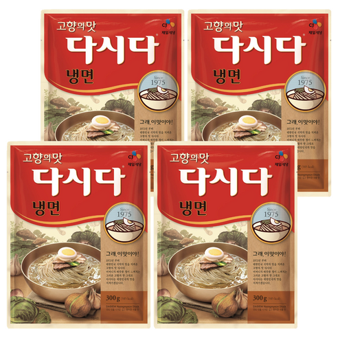 다시다 냉면, 300g, 4개