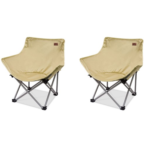  멋져 보이는 캠핑용품 모음 캠핑전문관 아웃도어 포레스트 컴포트 캠핑 의자 세트, 아이보리, 2개