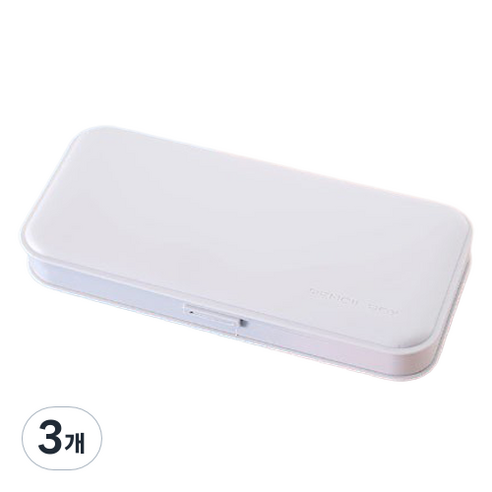 지아이니 감성 심플 연필 케이스, 그레이, 3개