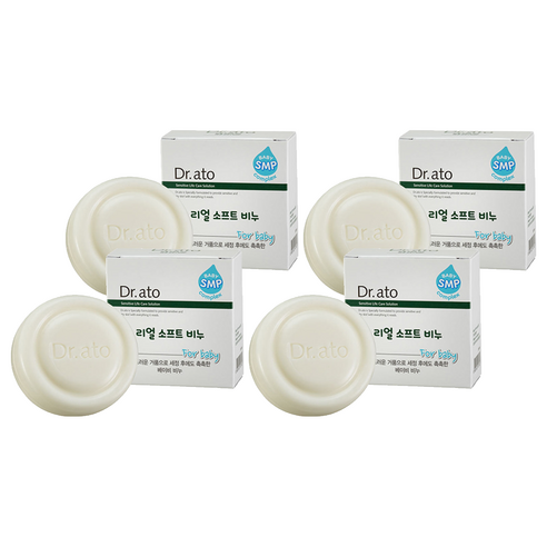 닥터아토 리얼 소프트 비누, 100g, 4개
