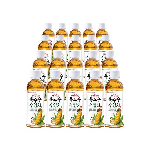 광동제약 V라인 옥수수 수염차, 340ml, 20개
