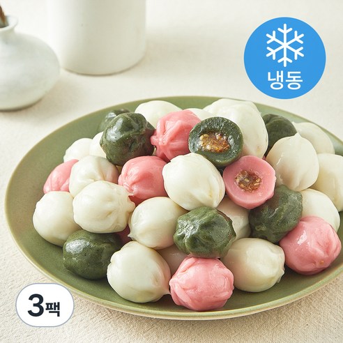 아리울떡공방 굳지않는 모듬 꿀떡 (냉동), 1.2kg, 3개