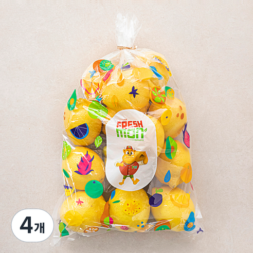 레몬 15~18입, 1.8kg, 4개