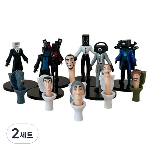 스키비디 토일렛 피규어 12종 세트 A, 2세트
