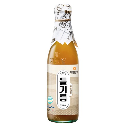 50년전통대현상회 저온압착 들기름, 1개, 350ml
