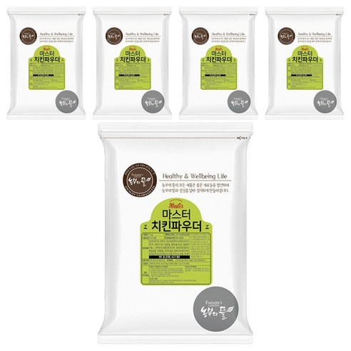 농부의뜰 마스터 치킨파우더 조미료, 1kg, 5개
