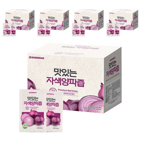 참앤들황토농원 국내산 맛있는 자색양파즙, 100ml, 250개