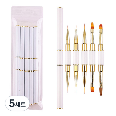 카카스 네일브러쉬 5종 세트, KN-B3054, 5세트