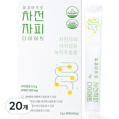 질경이 프로 차전자피 다이어트 30p, 150g, 20개