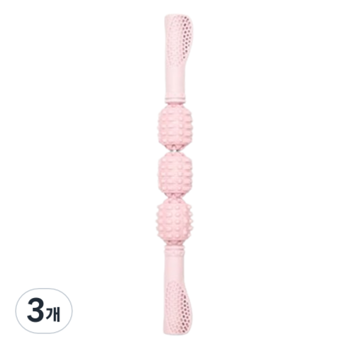 EORIN 롤러 마사지기 39.5cm, 분홍색, 3개