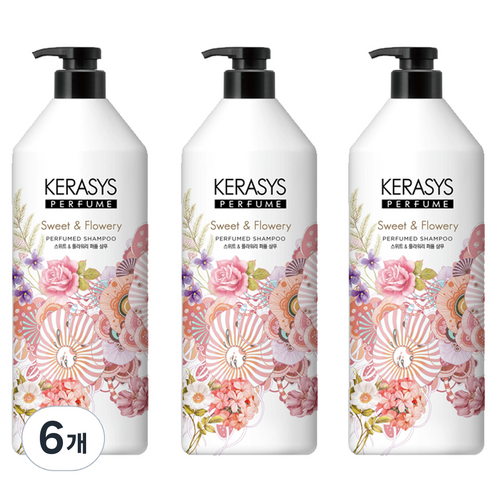 케라시스 스위트 앤 플라워리 퍼퓸 샴푸, 1000ml, 6개