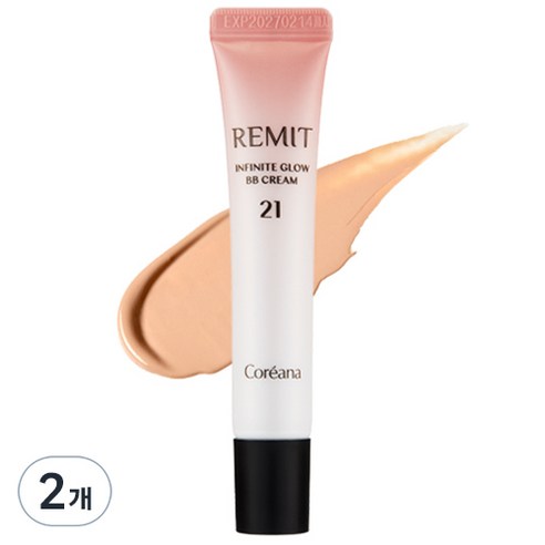 레미트 인피닛 글로우 비비 크림 SPF 50+ PA+++, 1개, 15g, 21호