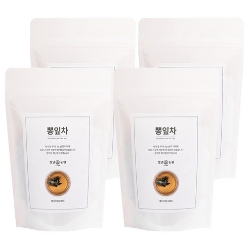 청년농원 저온가공 뽕잎차 삼각티백, 1g, 50개입, 4개
