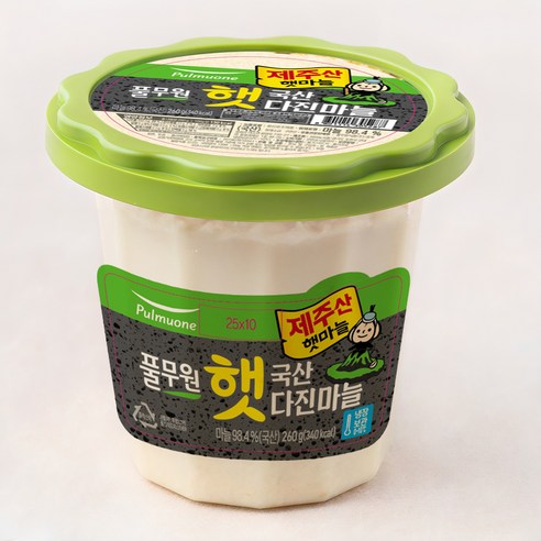 풀무원 다진마늘 용기