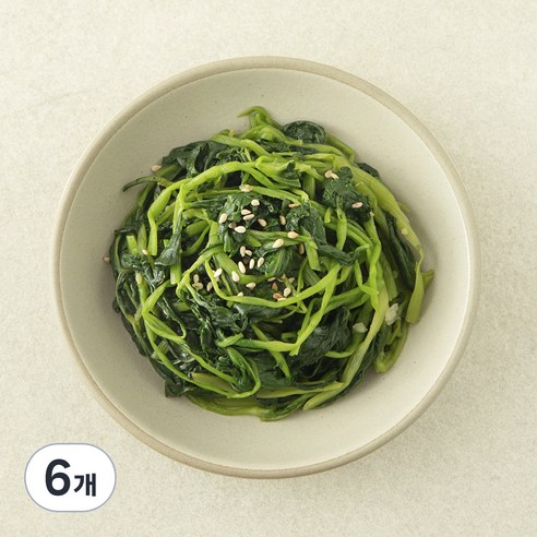 집반찬연구소 참나물무침, 80g, 6개