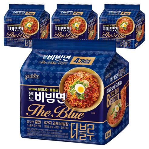 팔도비빔면 더블루 135g