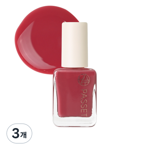 파셋 셀럽 네일컬러 폴리쉬 매니큐어 7ml, 10 로즈뮬리, 3개