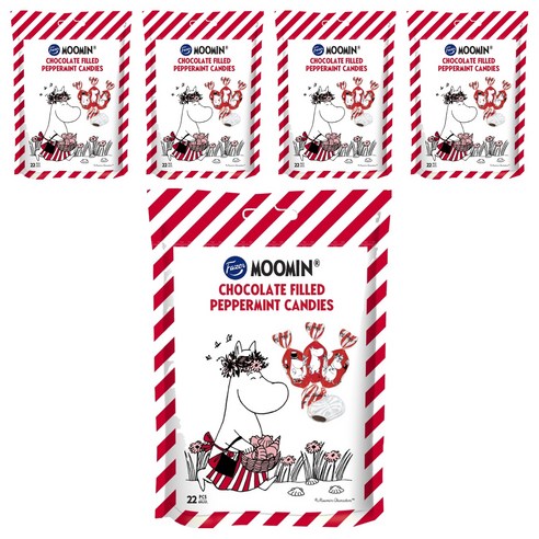 파제르 무민 페퍼민트 캔디, 120g, 5개