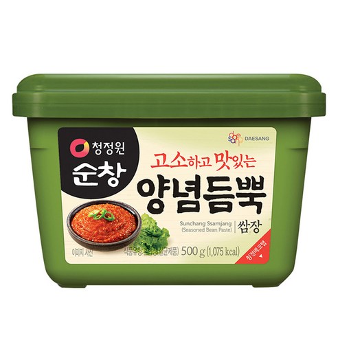 청정원순창 양념듬뿍 쌈장, 500g, 1개 장/소스/드레싱/식초