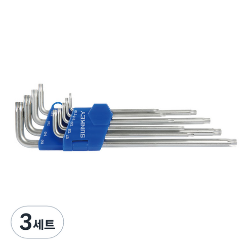 썬키 엑스트라 롱홀별렌치 세트 STW-9L, 3세트