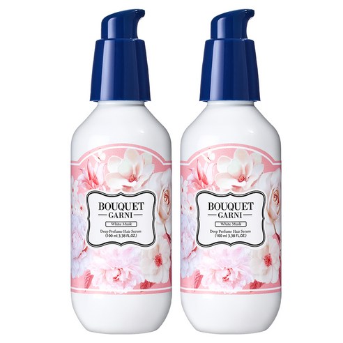 부케가르니 딥퍼퓸 헤어세럼 화이트머스크, 100ml, 2개