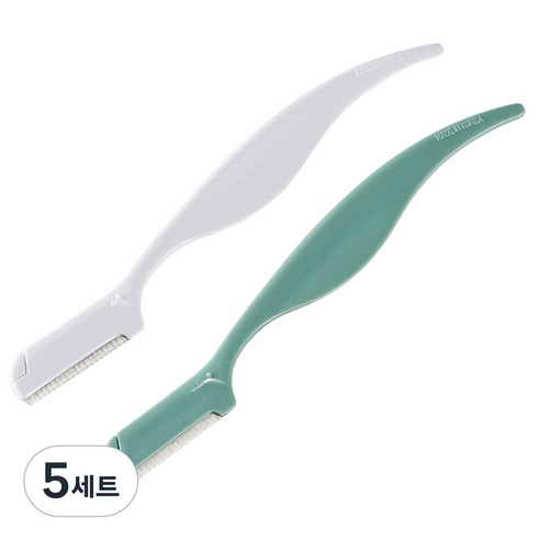 더페이스샵 fmgt 데일리 뷰티툴즈 눈썹 수정칼 1단 2p, 혼합색상, 5세트