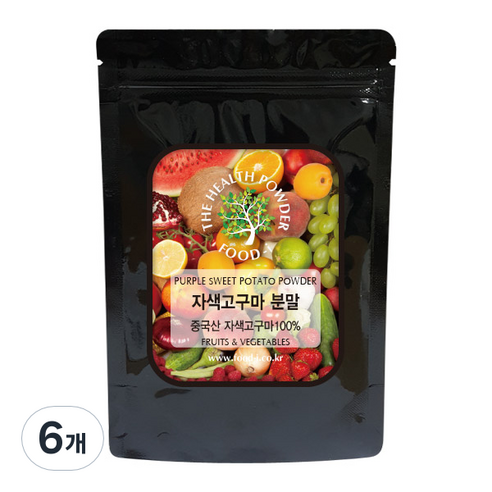 스쿨아이 중국산 자색고구마 분말, 200g, 6개