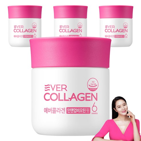에버콜라겐 인앤업비오틴 핏, 84정, 4개