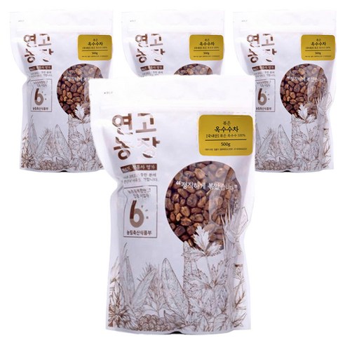 연고농장 볶은 옥수수차, 500g, 1개입, 4개