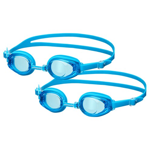 피닉스 아동용 수경 PN-509J, Aqua, 2개
