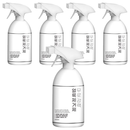 무로 강력 얼룩제거제, 500ml, 5개