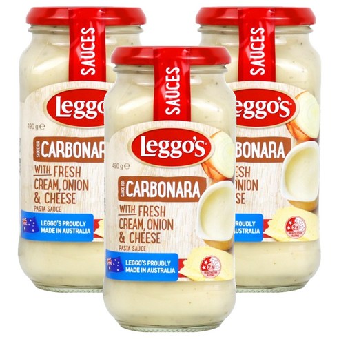 레고스 까르보나라 파스타 소스, 490g, 3개