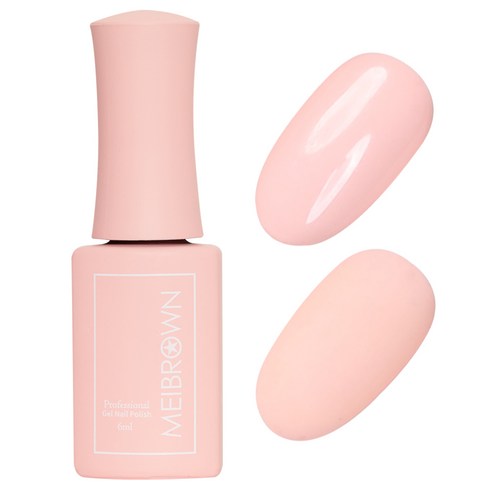 메이브라운 컬러 젤 6ml, M12 누드네일 핑크, 1개