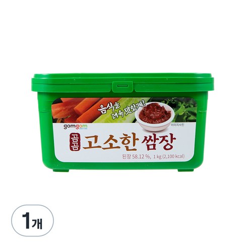 곰곰 고소한 쌈장, 1kg, 1개 견과쌈장