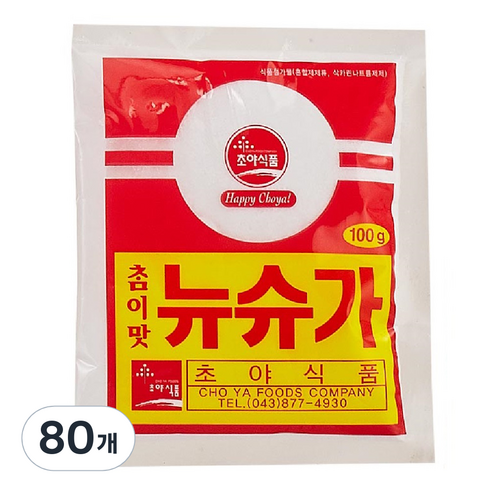초야식품 참이맛 뉴슈가, 100g, 80개