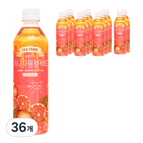 일화차시 허니자몽 블랙티, 500ml, 36개