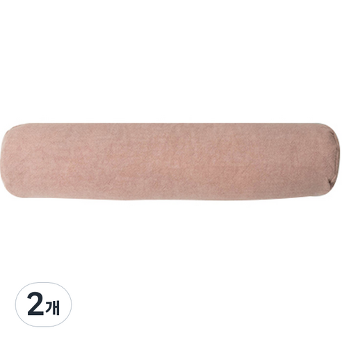 생활백서 굿모닝 목베개, 베이지, 2개