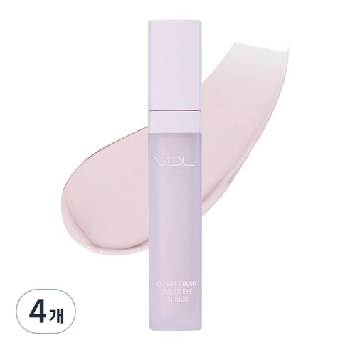 브이디엘 엑스퍼트 컬러 언더아이 프라이머, 02 퍼플, 4개