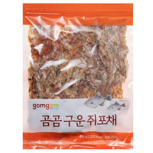 곰곰 구운 쥐포채, 400g, 2개