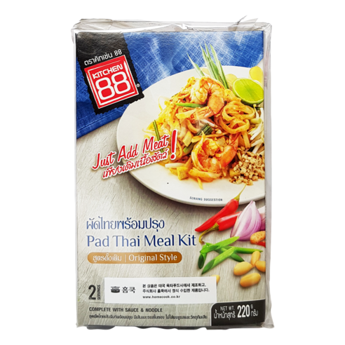 키친88 홈쿡 팟타이 볶음 쌀국수, 220g, 1개