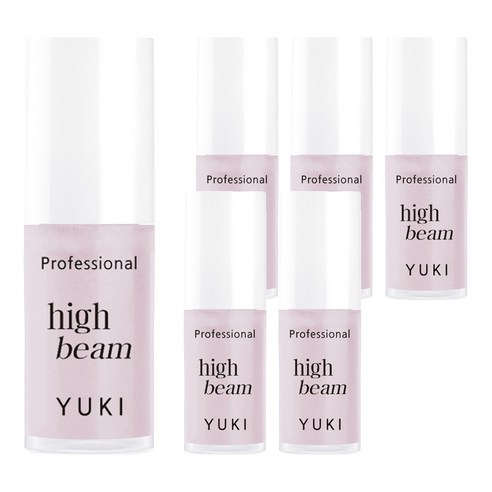 유키 프로페셔널 하이라이터 빔 5ml, 02 더스트핑크, 6개