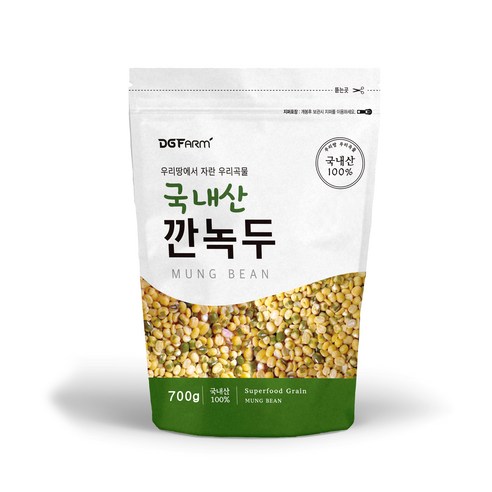 건강한밥상 국산 깐녹두, 700g, 4개